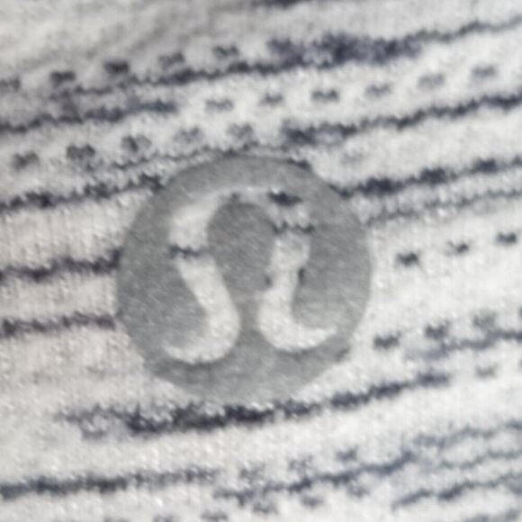 Lululemon Another Mile Short Sleeve - 6 Tiger Space Dye Black White - Picture 5 of 5